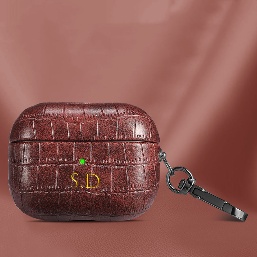 For Airpods 1 2 3 4 Pro 2 Luxu - Monogram Keychain Leather บทวิจารณ์และราคา