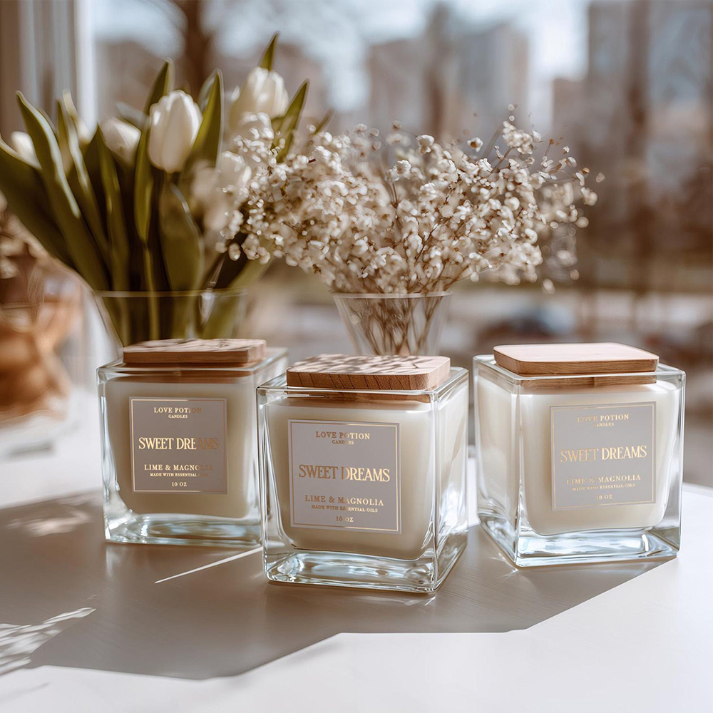 Custom 50pcs Candle Labels Vin - Personalised Candle Label บทวิจารณ์และราคา