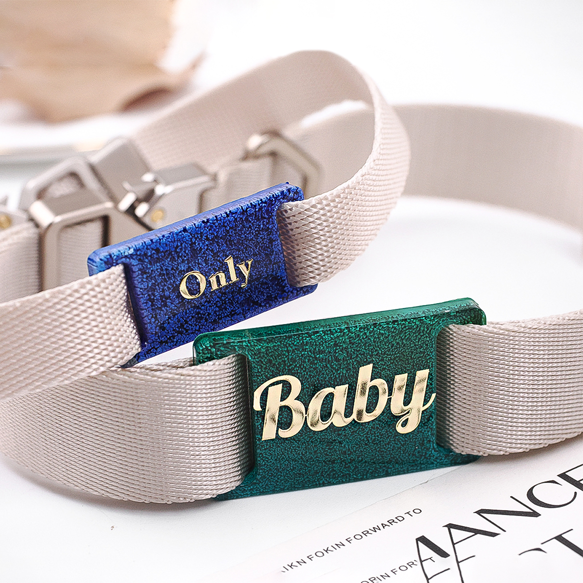 DIY Cat Dog ID Tag Silicone Mo - Name Necklace Custom บทวิจารณ์และราคา