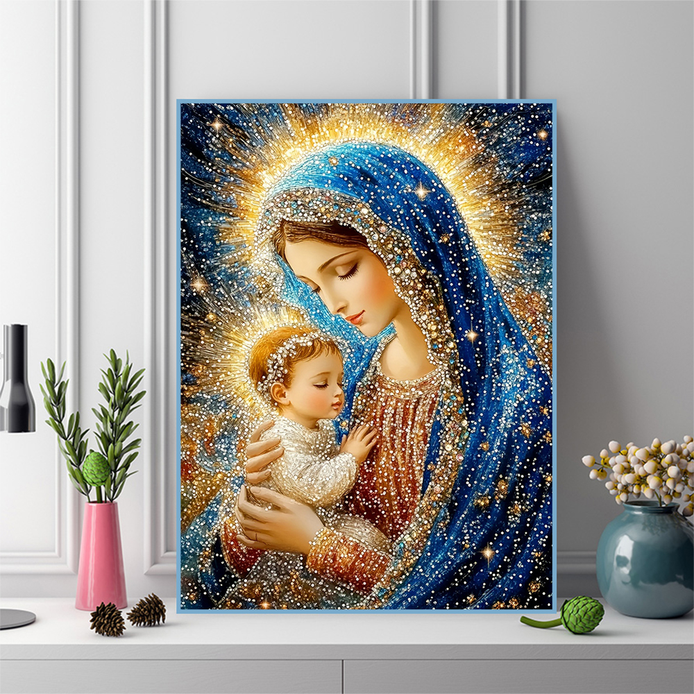 1PC frameless  Diamond Embroid - Photo Mosaic Print บทวิจารณ์และราคา