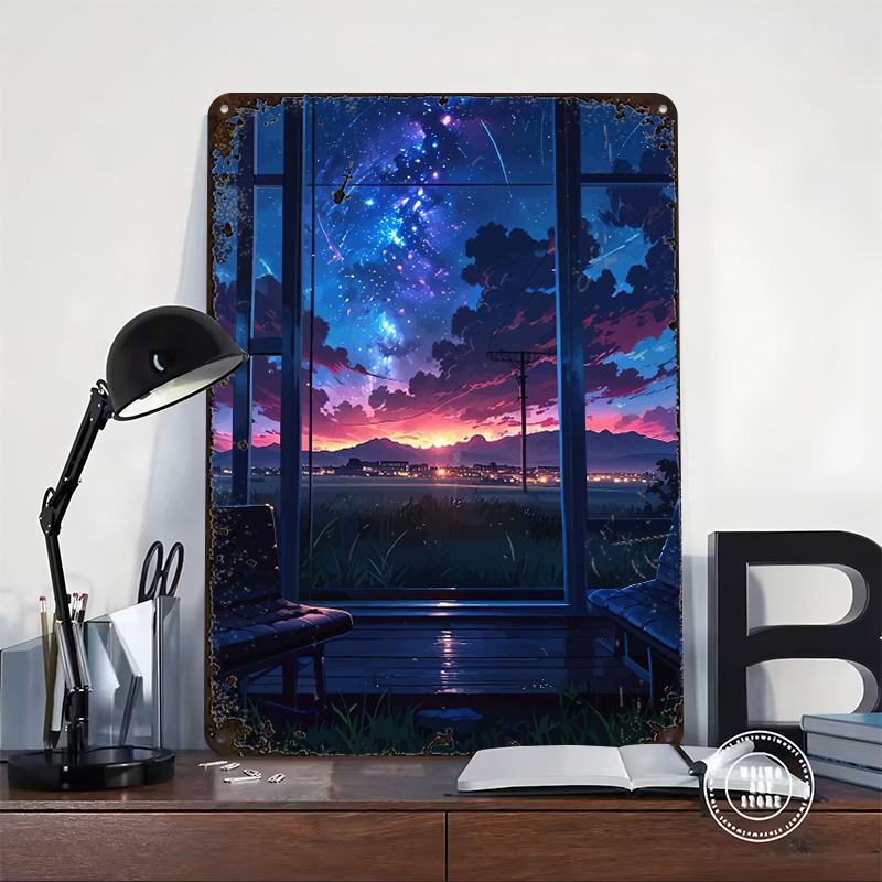 Anime Window View of Starry Ni - Custom Night Sky บทวิจารณ์และราคา