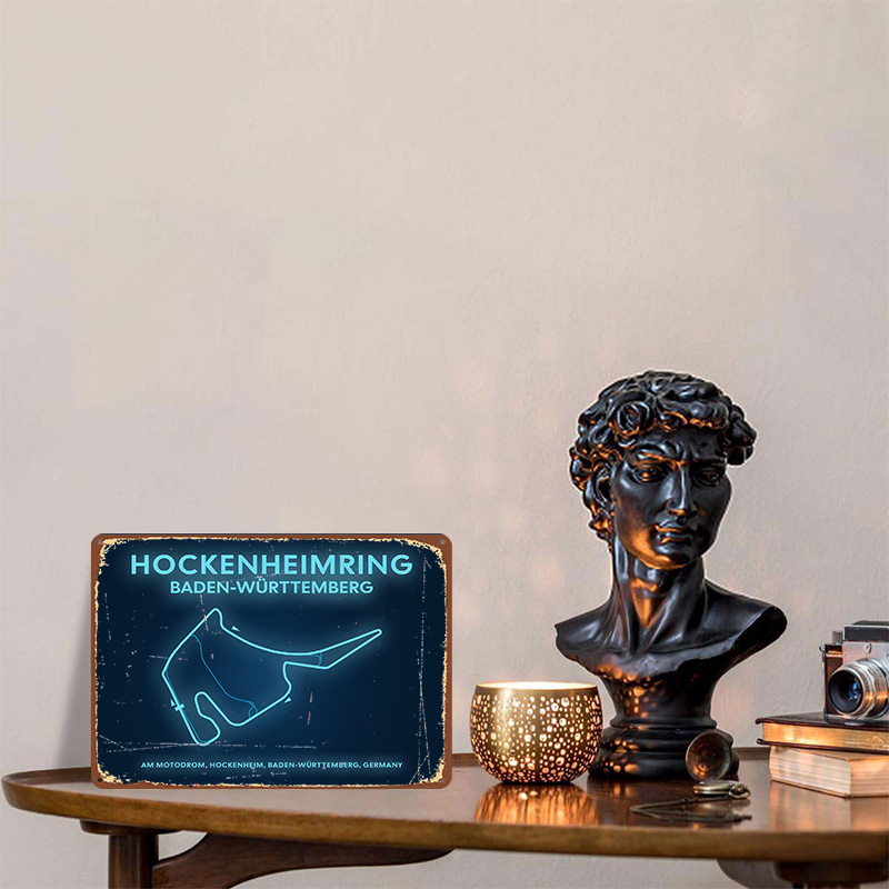 Hockenheimring Circuit Neon Ma - Custom Map Poster บทวิจารณ์และราคา