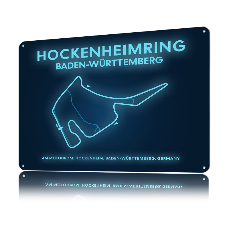 Hockenheimring Circuit Neon Ma - Custom Map Poster บทวิจารณ์และราคา