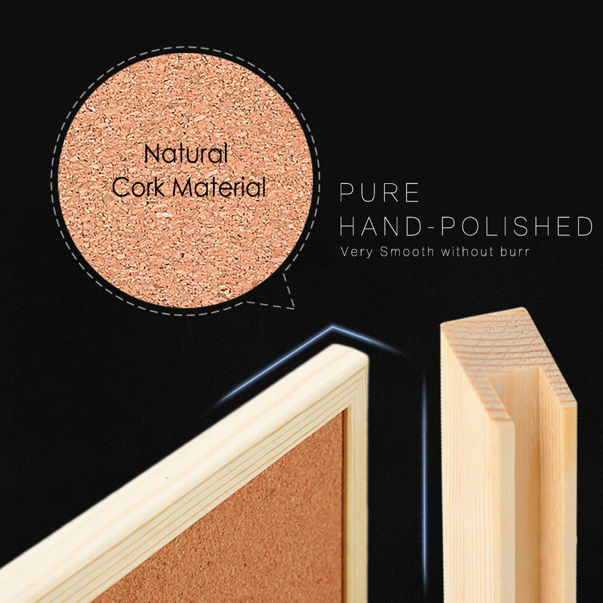 Vintage Pine Wood Frame Cork B - Engraved Wood Frame บทวิจารณ์และราคา