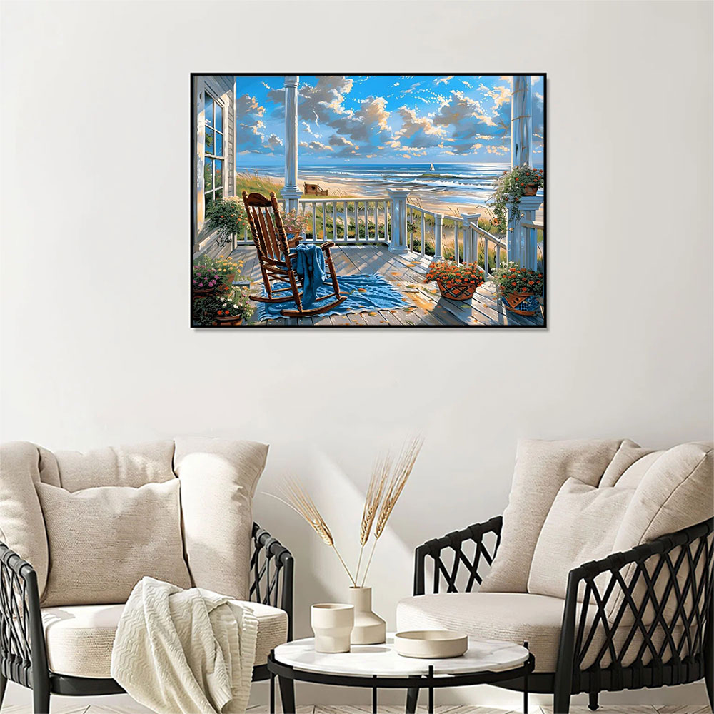 1PC frameless  Full Square Rou - Photo Mosaic Print บทวิจารณ์และราคา