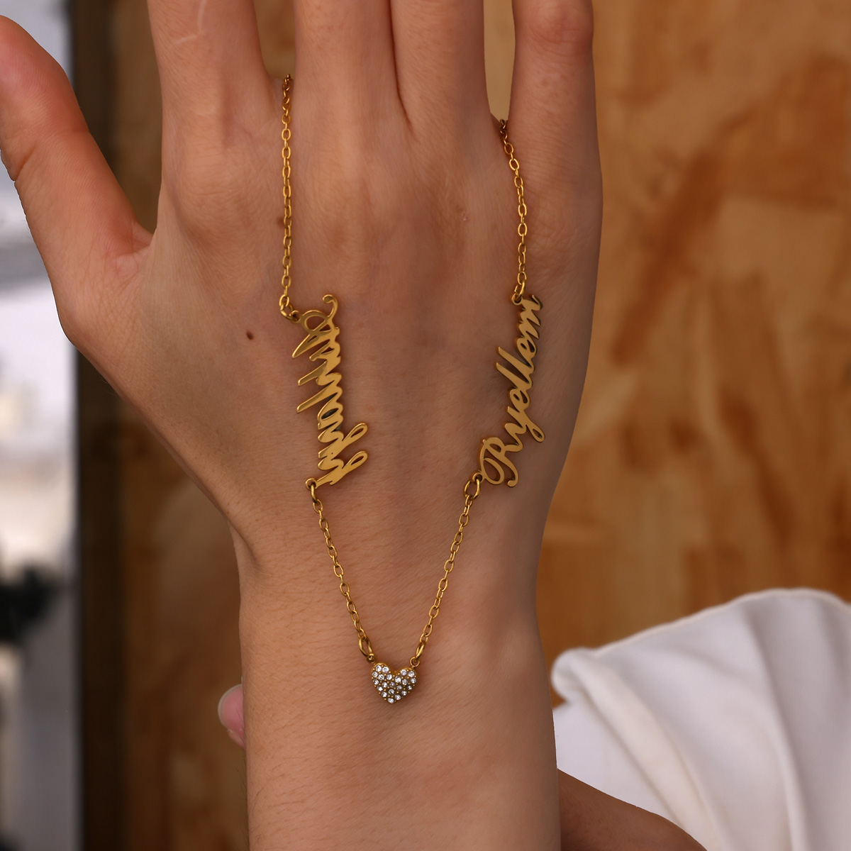 Custom Two Name Necklace For W - Name Necklace Custom บทวิจารณ์และราคา