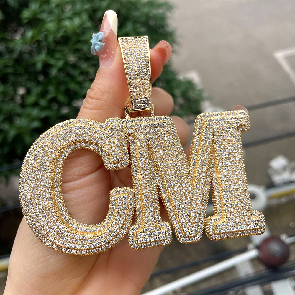 BIG Customized Name Letters Ic - Name Necklace Custom บทวิจารณ์และราคา