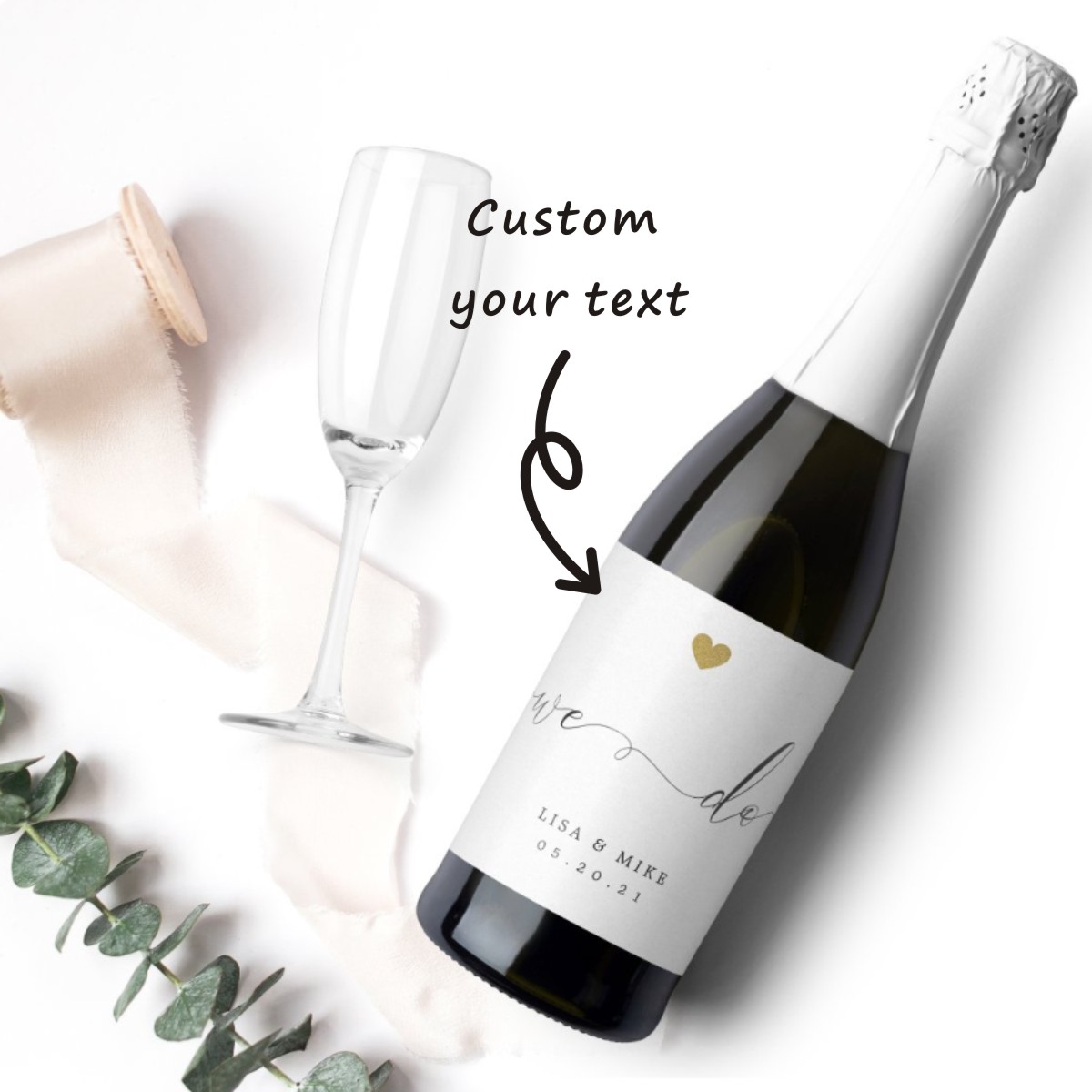 30pcs Wedding Wine Bottle Labe - Personalized Name Box บทวิจารณ์และราคา