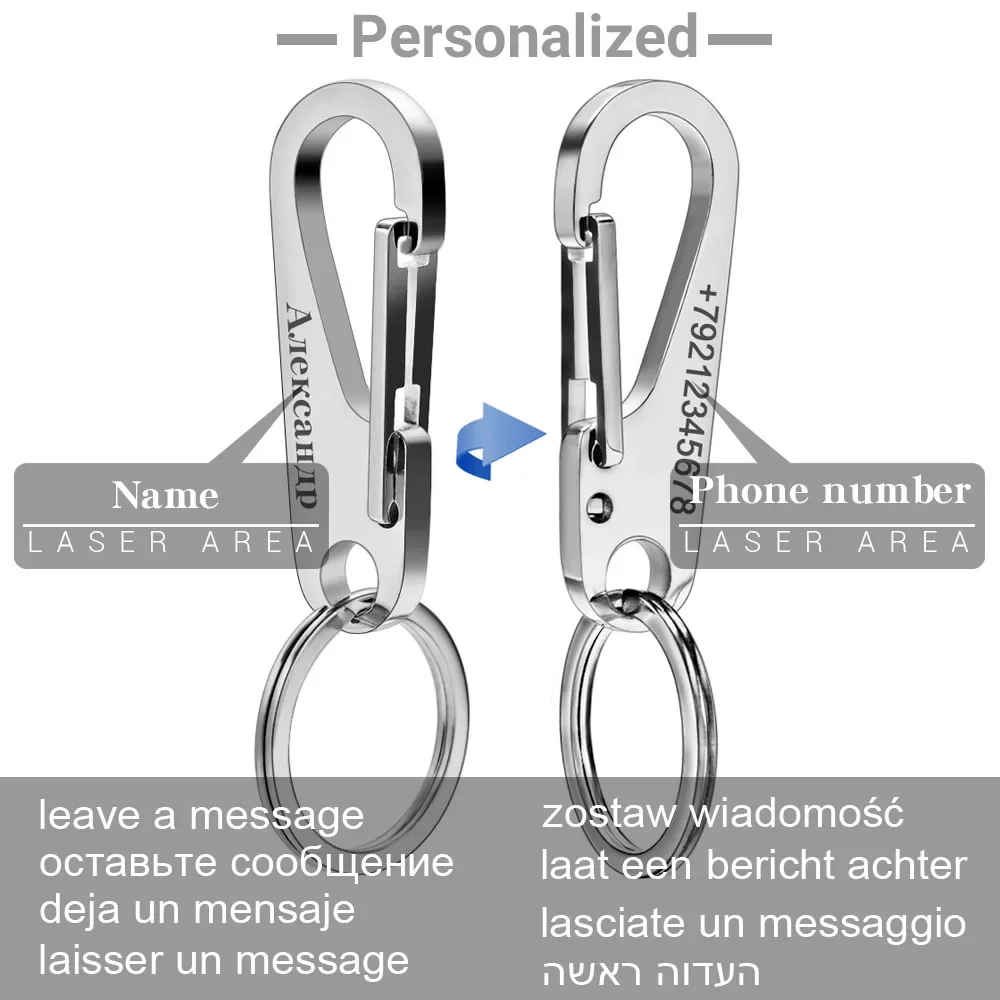 304 Stainless Steel Keyring Pe - Initial Ring Custom บทวิจารณ์และราคา