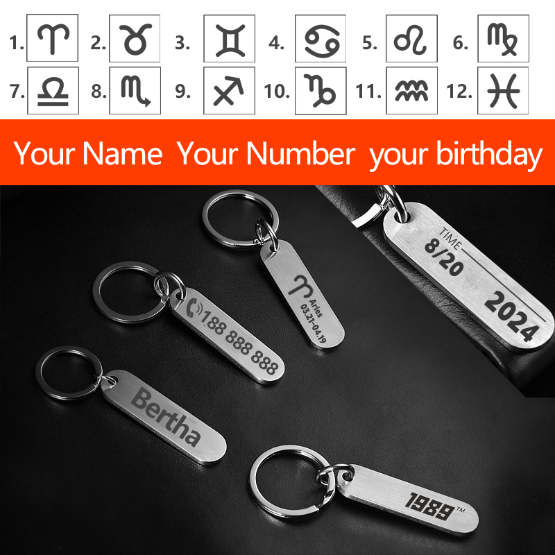 Customized Key Chains with Las - Initial Ring Custom บทวิจารณ์และราคา