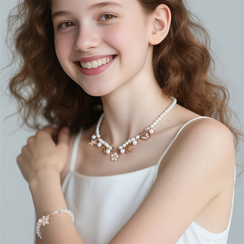 2pcs/set Ocean & Garden Faux P - Coordinates Bracelet บทวิจารณ์และราคา