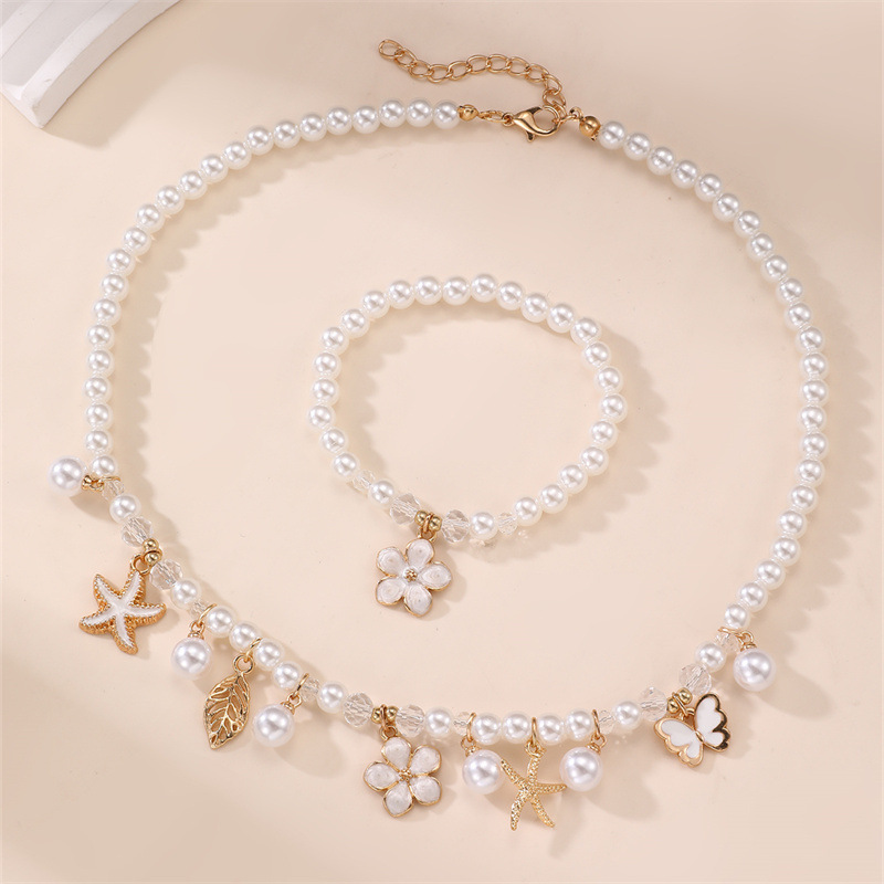 2pcs/set Ocean & Garden Faux P - Coordinates Bracelet บทวิจารณ์และราคา