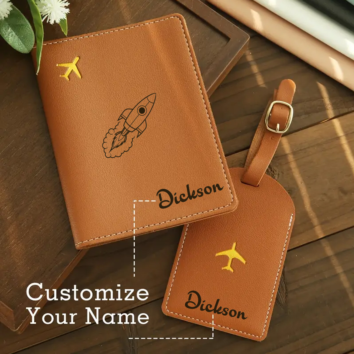 Customized Name Luggage Tag 2p - Personalized Name Box บทวิจารณ์และราคา