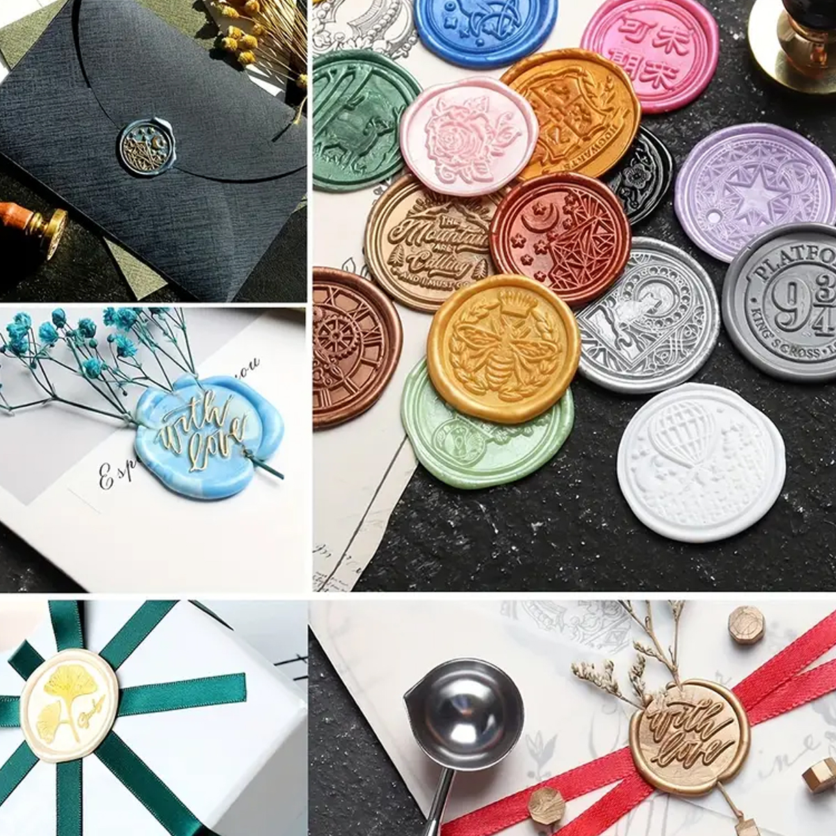 100pc/bag Wax Seal Beads Kit,D - Wax Seal Letter Kit บทวิจารณ์และราคา