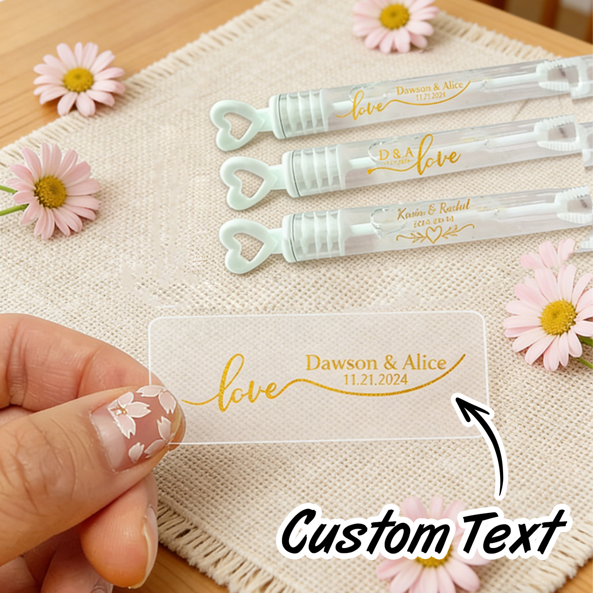 Custom Gold Foil Stickers, Per - Personalised Candle Label บทวิจารณ์และราคา