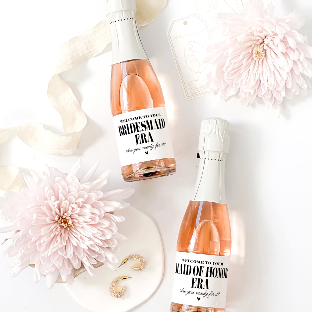 Bridesmaid Era Mini Champagne  - Personalised Candle Label บทวิจารณ์และราคา