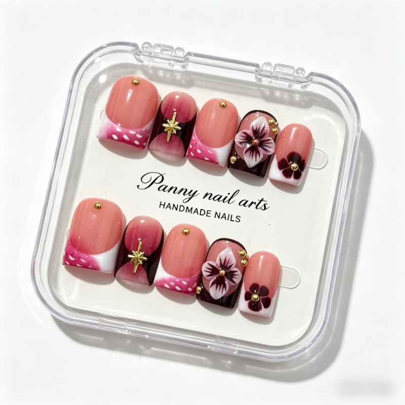 10Pcs Handmade Luxury Short Pr - Pressed Flower Art บทวิจารณ์และราคา