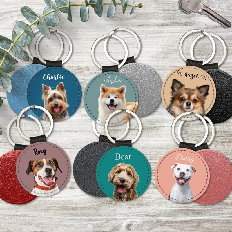 Custom Pet Photo Keychain Pers - Pet Portrait Custom บทวิจารณ์และราคา