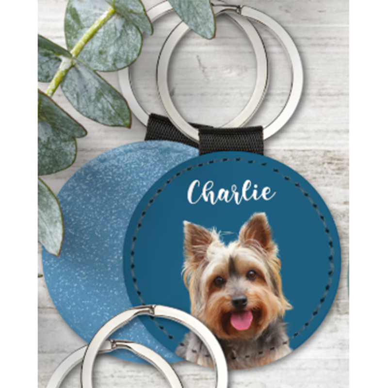 Custom Pet Photo Keychain Pers - Pet Portrait Custom บทวิจารณ์และราคา