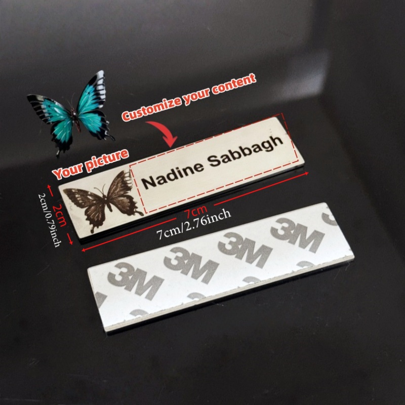 70x20mm Personalize Custom Met - Personalized Name Box บทวิจารณ์และราคา