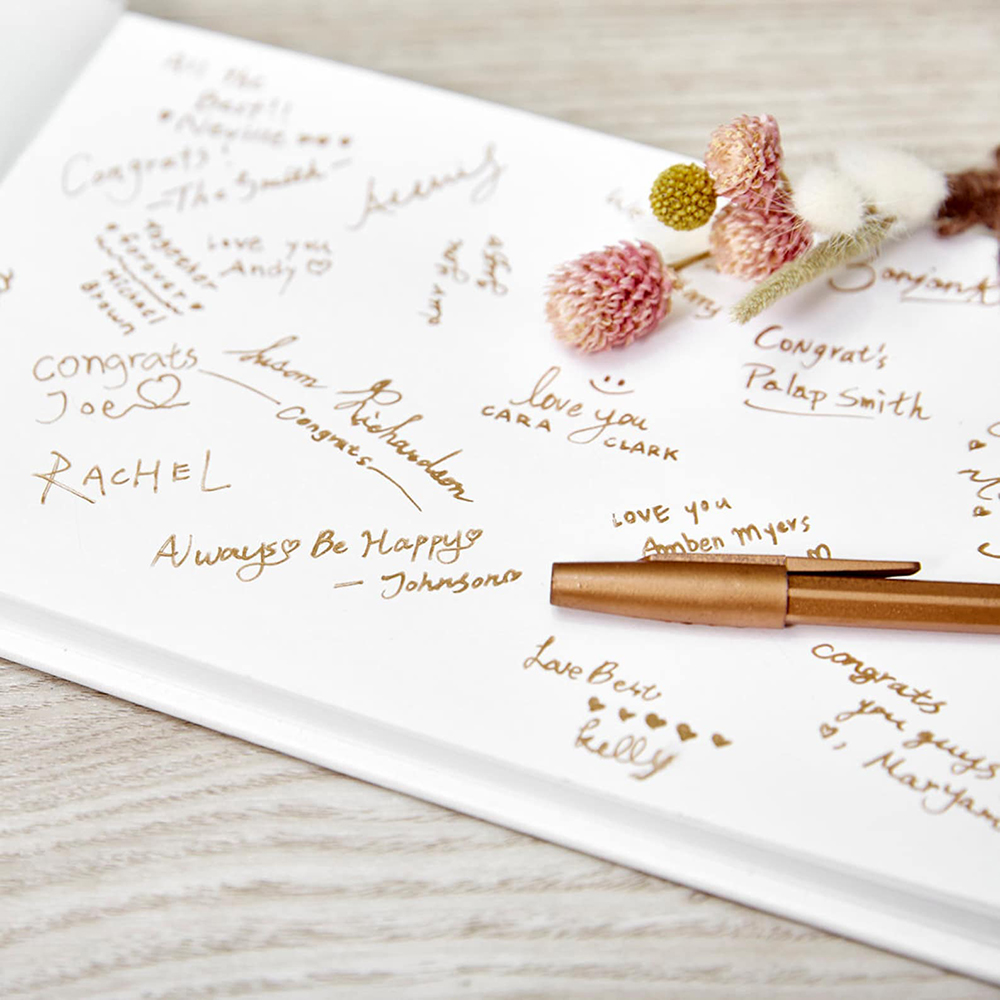 Custom Wedding White Guest Boo - Custom Photo Book บทวิจารณ์และราคา