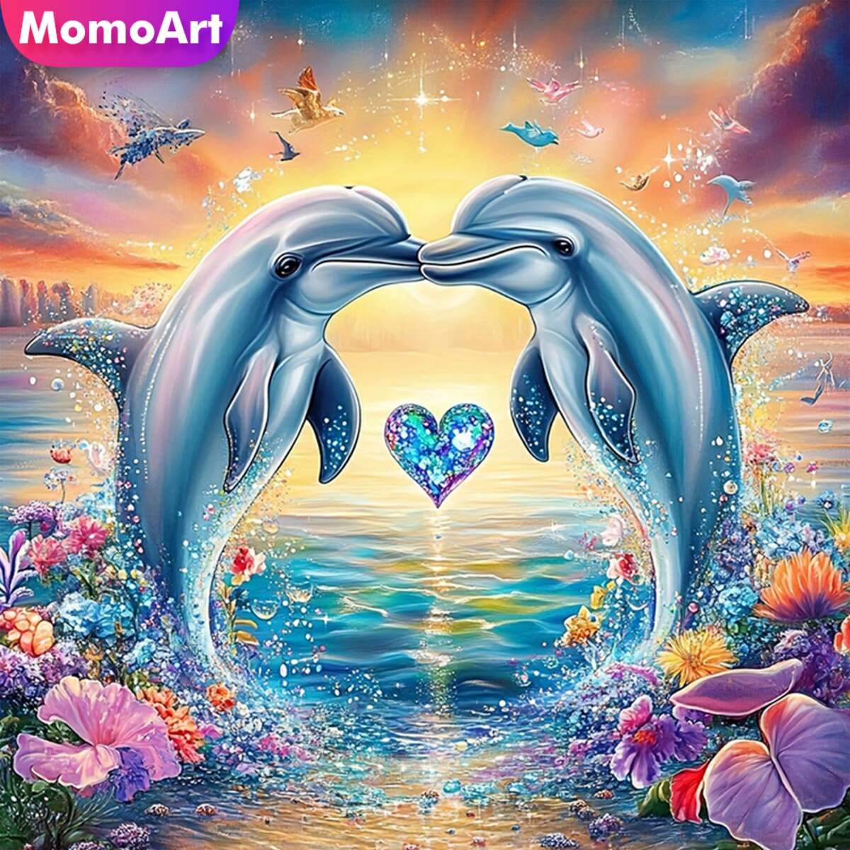 Momoart New Arrival Diamond Pa - Photo Mosaic Print บทวิจารณ์และราคา