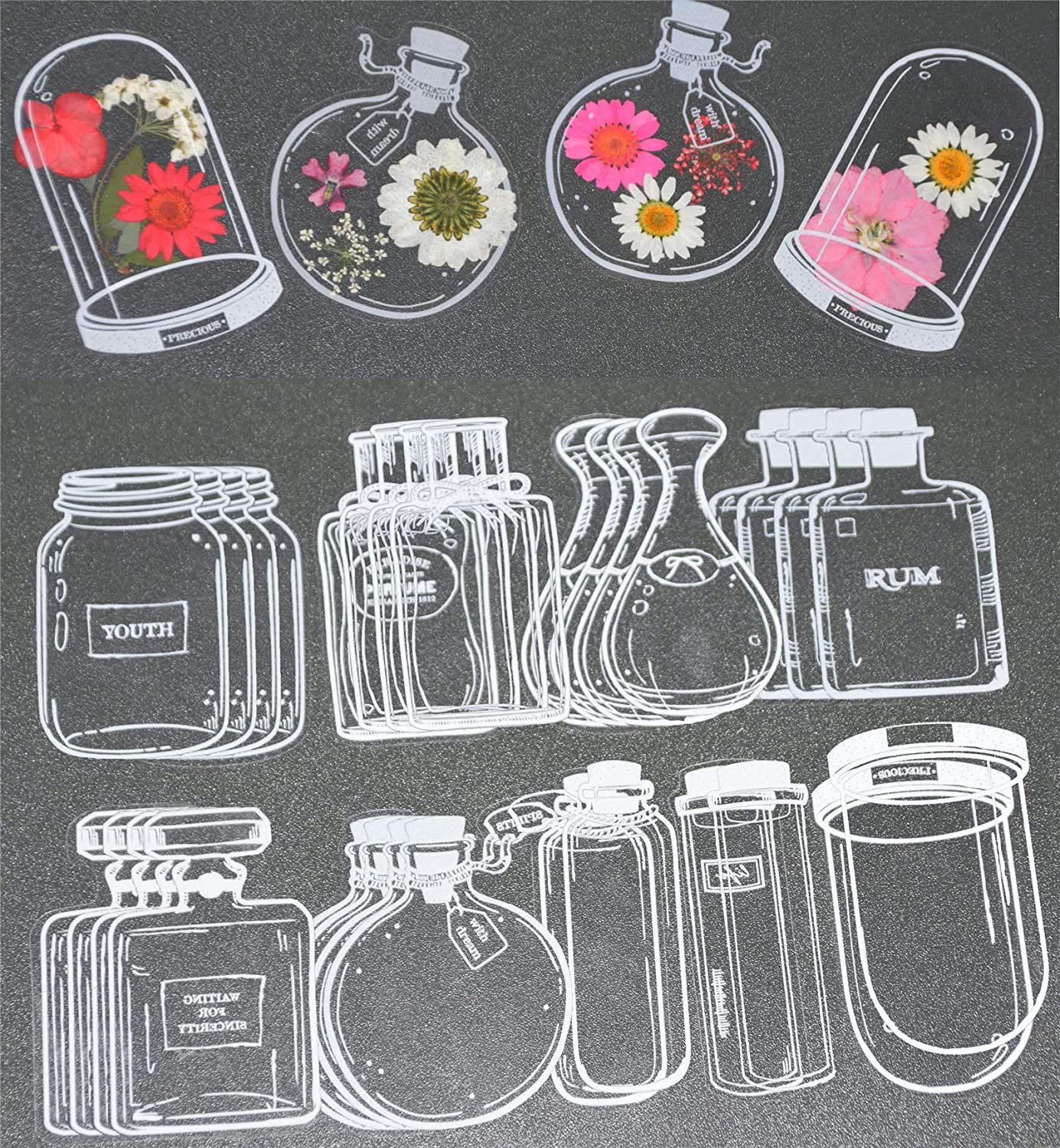 30Pcs Handmade DIY Transparent - Dried Flower Bookmark บทวิจารณ์และราคา