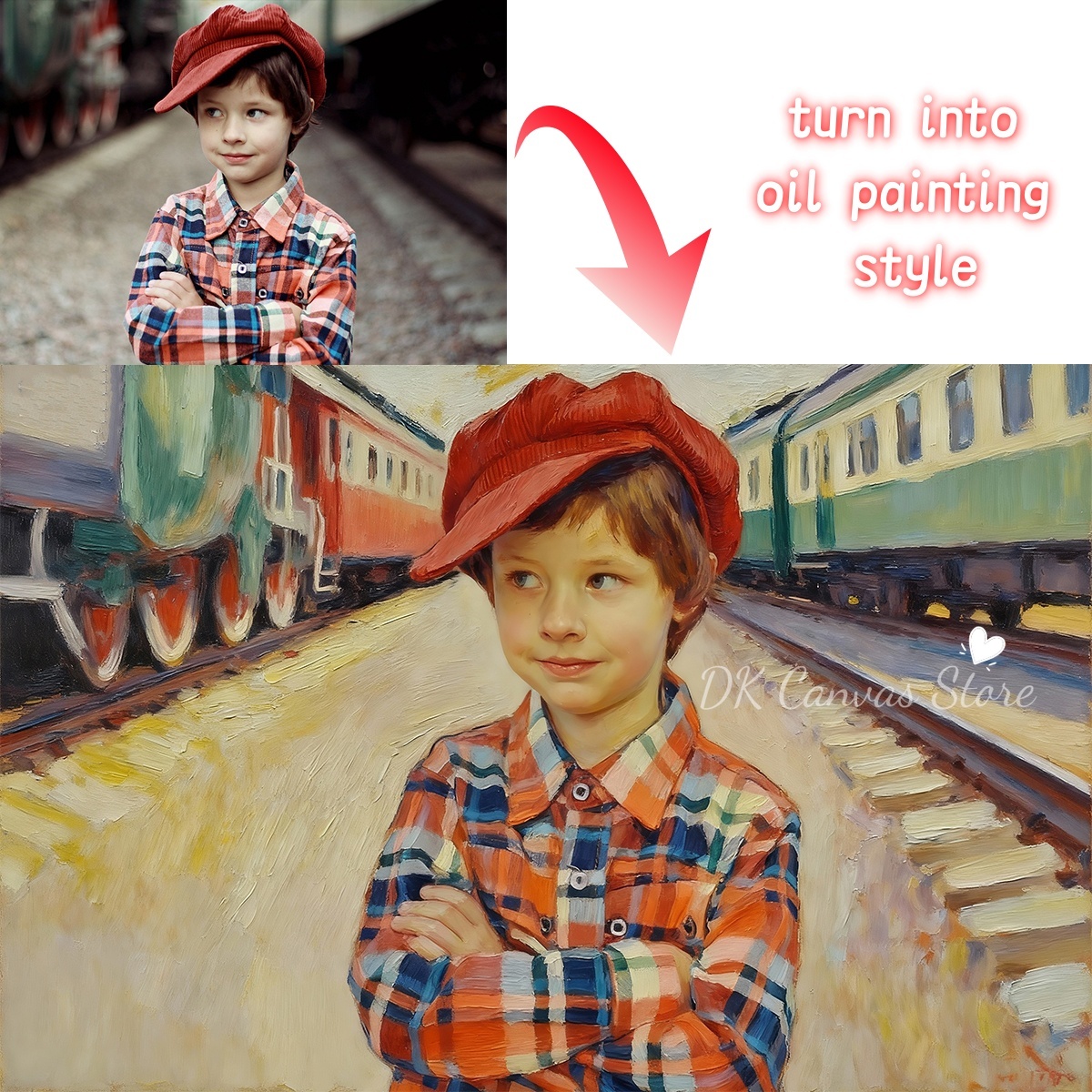 Personalized Custom Oil Painti - Pet Portrait Custom บทวิจารณ์และราคา