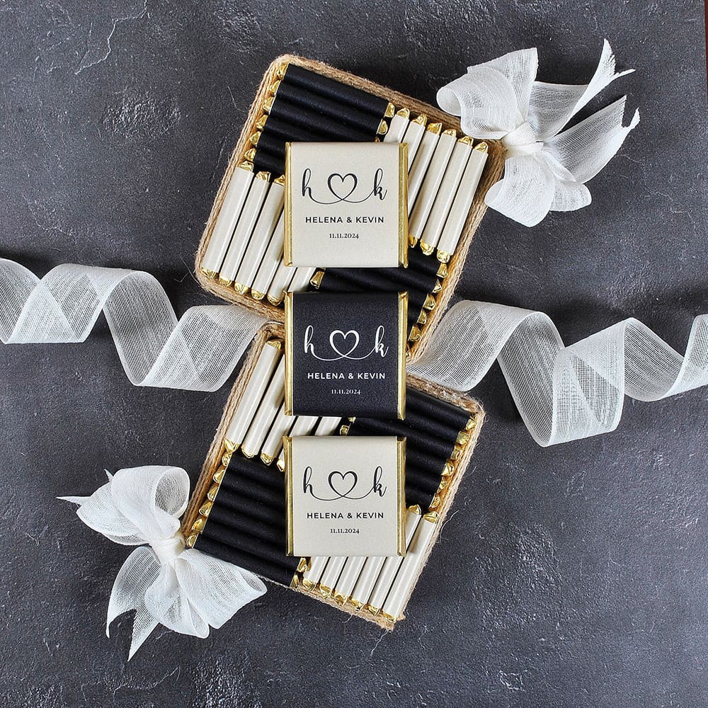 50pcs Wedding Chocolate Packin - Personalised Candle Label บทวิจารณ์และราคา