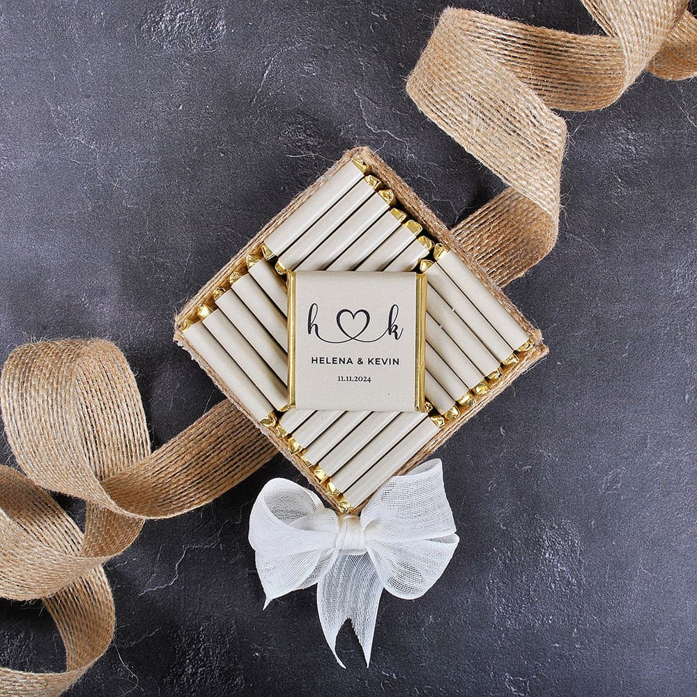 50pcs Wedding Chocolate Packin - Personalised Candle Label บทวิจารณ์และราคา