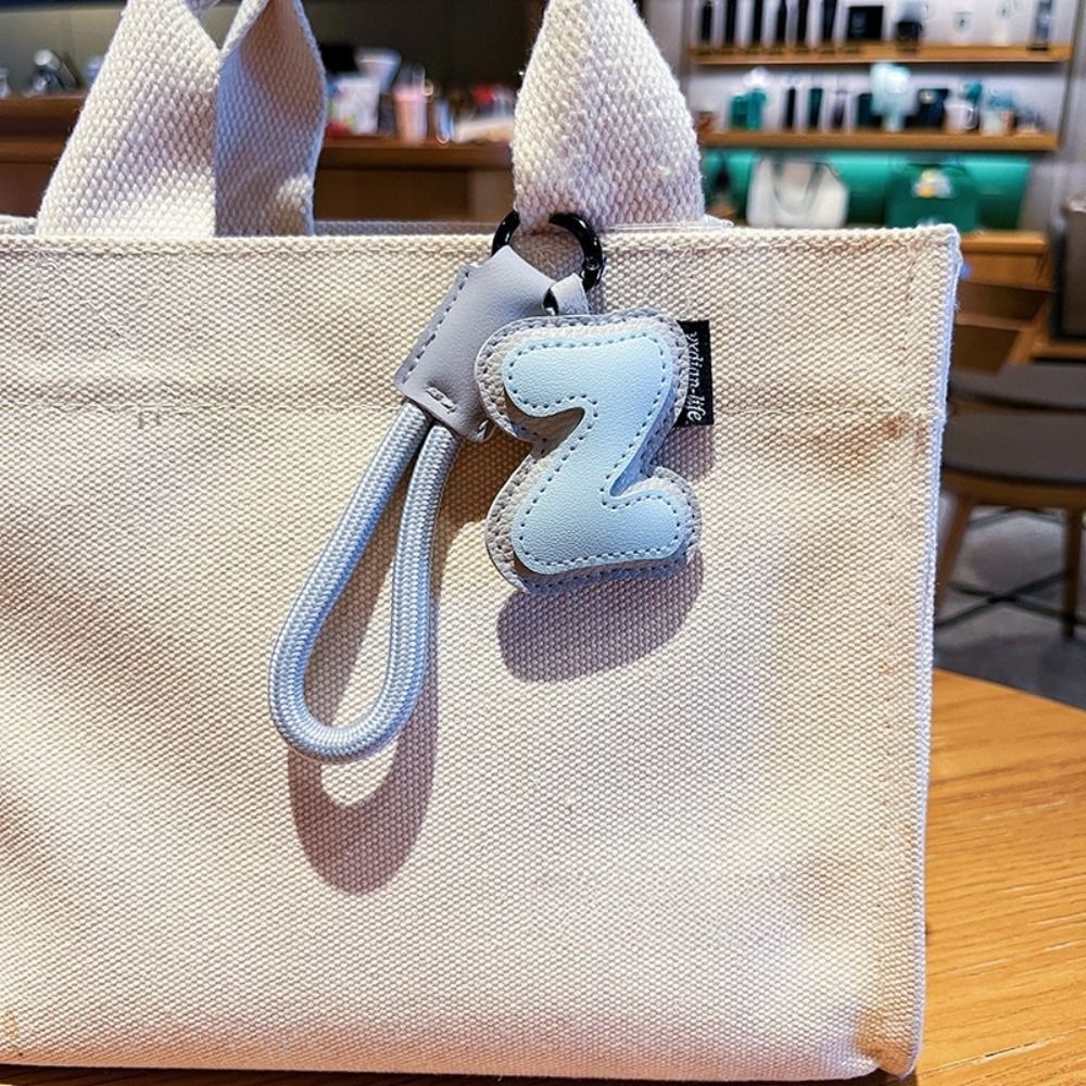 Sweet 26 Letter Keychain PU Le - Monogram Keychain Leather บทวิจารณ์และราคา