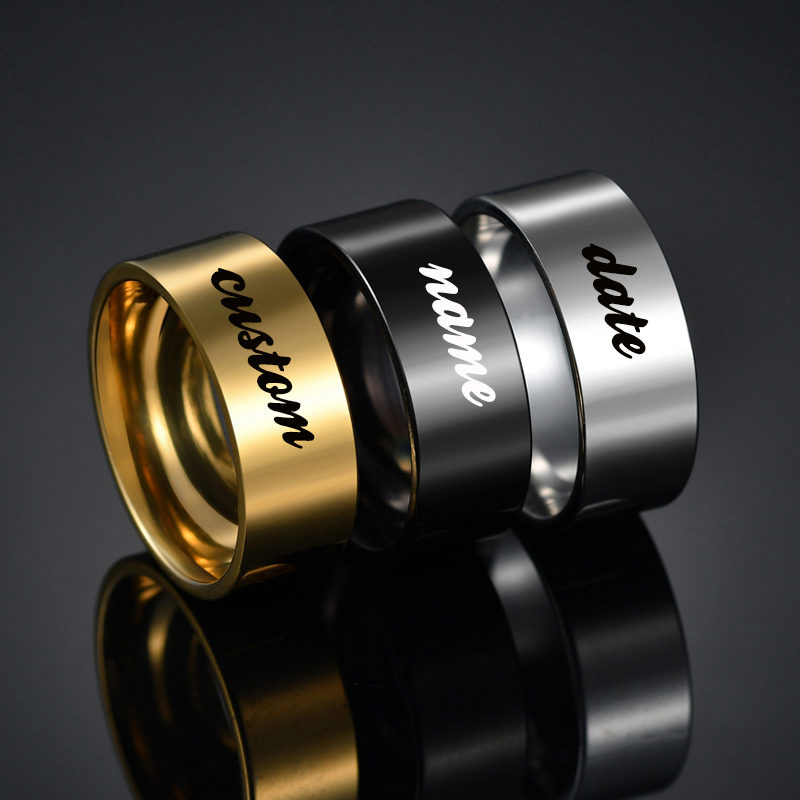 Atoztide 4/6/8mm Personalized  - Initial Ring Custom บทวิจารณ์และราคา