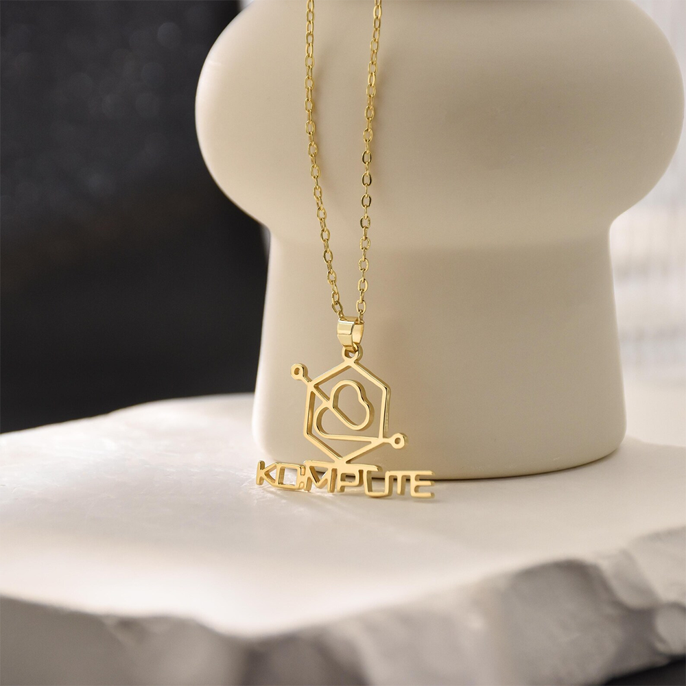 Custom Company Logo Necklace P - Name Necklace Custom บทวิจารณ์และราคา