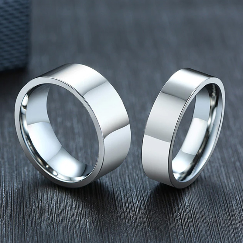 3/4/6/8mm Wide Stainless Steel - Initial Ring Custom บทวิจารณ์และราคา
