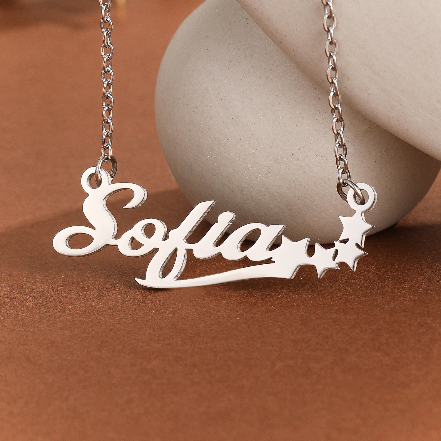 Stainless Steel Star Letter Pe - Name Necklace Custom บทวิจารณ์และราคา