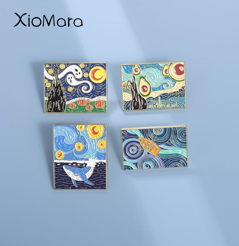 Abstract Oil Painting Enamel P - Custom Night Sky บทวิจารณ์และราคา