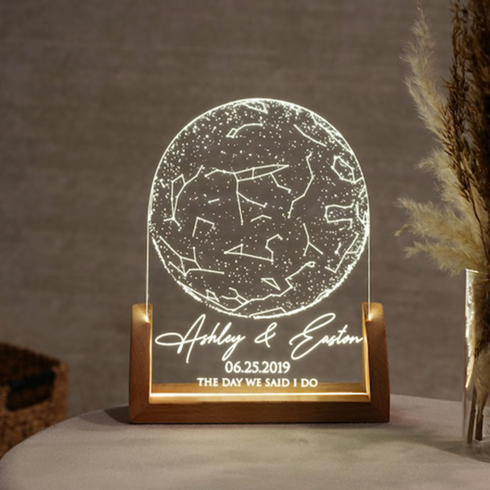 Custom Star Map by Date Person - Custom Star Map บทวิจารณ์และราคา