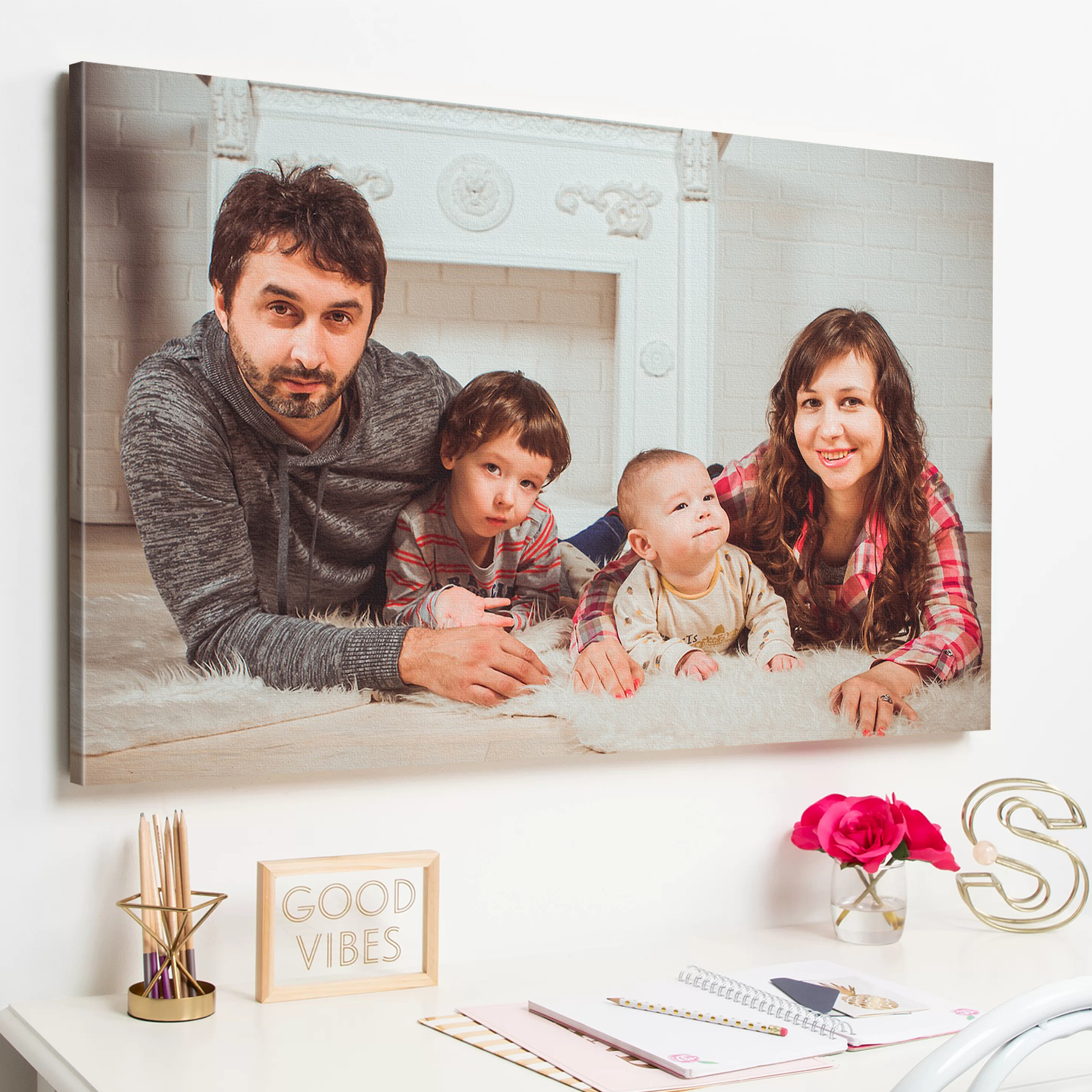 1Pc Custom Big Size Canvas Pos - Pet Portrait Custom บทวิจารณ์และราคา