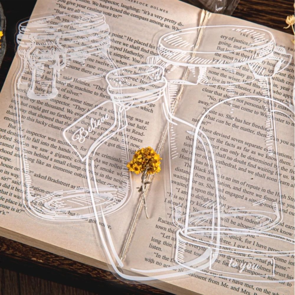 Glassware Shape Bookmarks Stic - Dried Flower Bookmark บทวิจารณ์และราคา