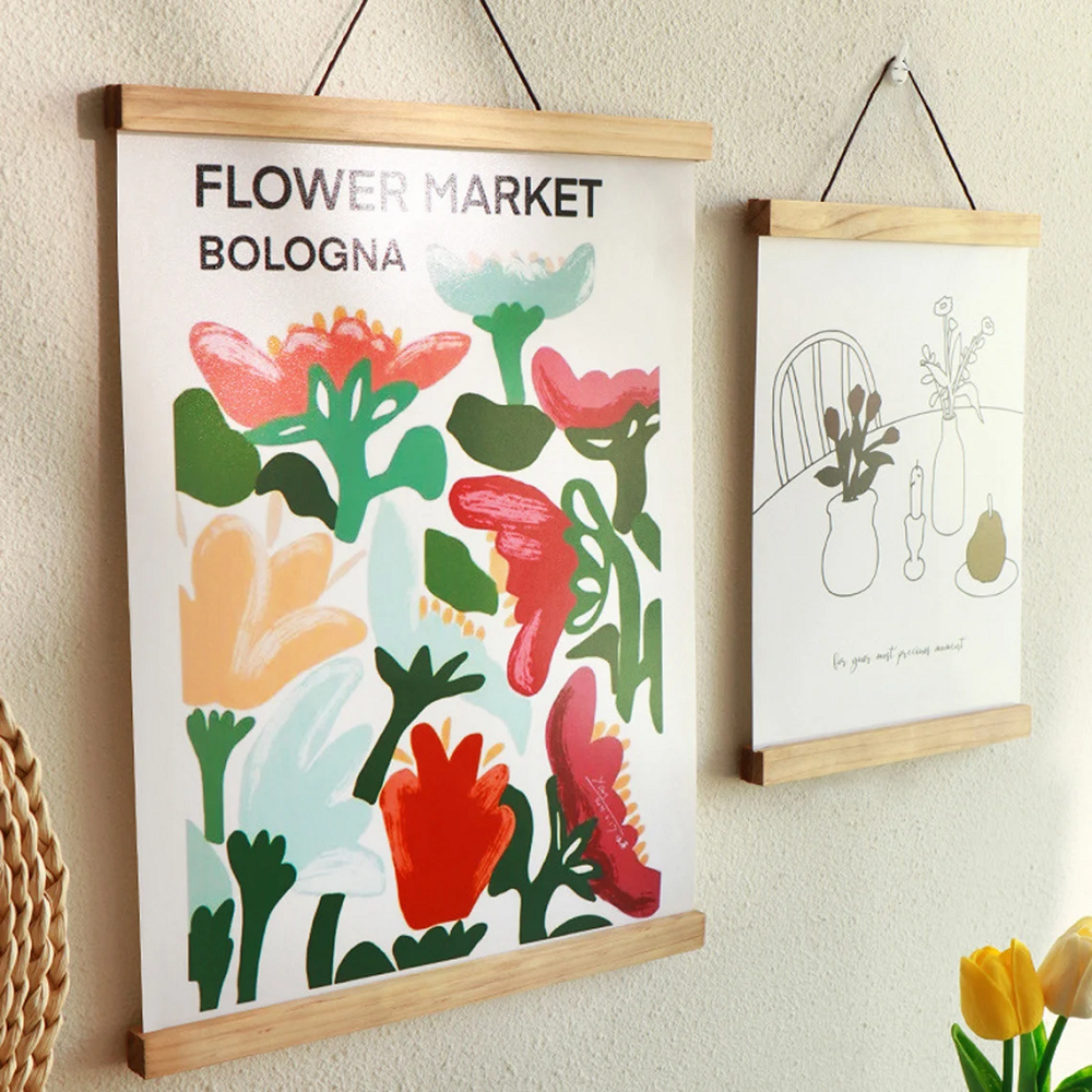 1PC Magnetic Wooden Picture Ha - Engraved Wood Frame บทวิจารณ์และราคา