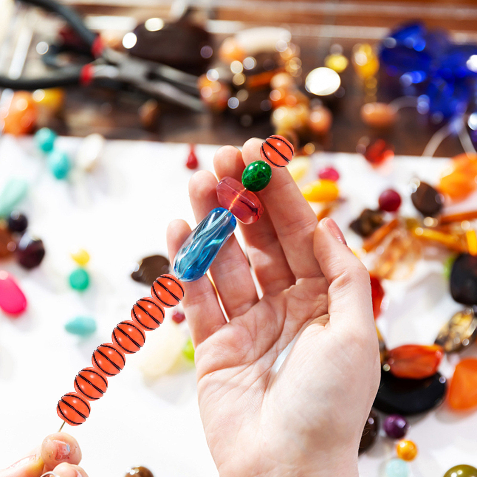 100Pcs Basketball Beads for Br - Coordinates Bracelet บทวิจารณ์และราคา