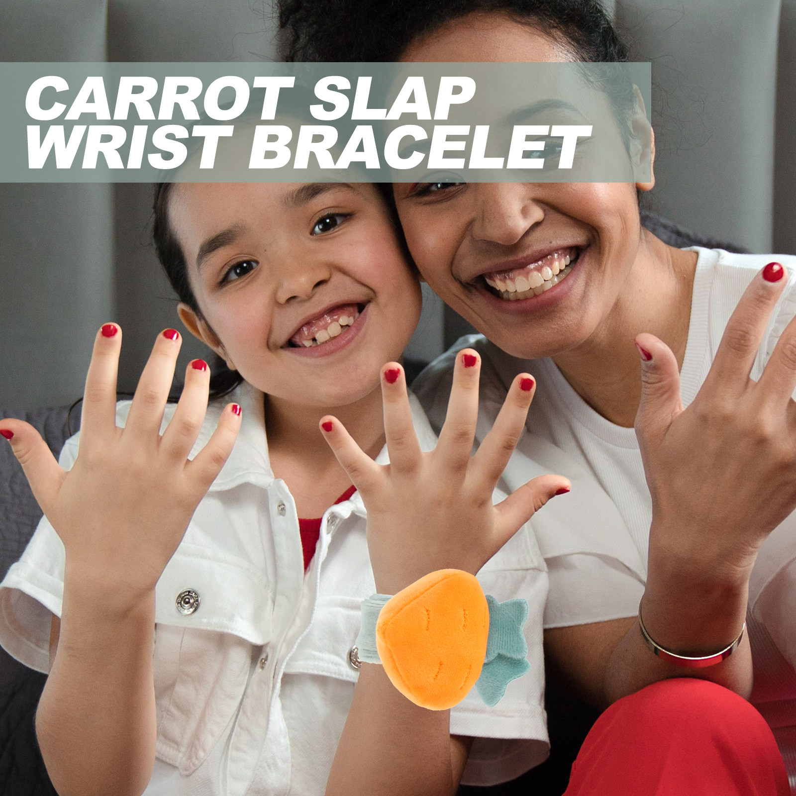Carrot Slap Wrist Bracelet Sof - Coordinates Bracelet บทวิจารณ์และราคา