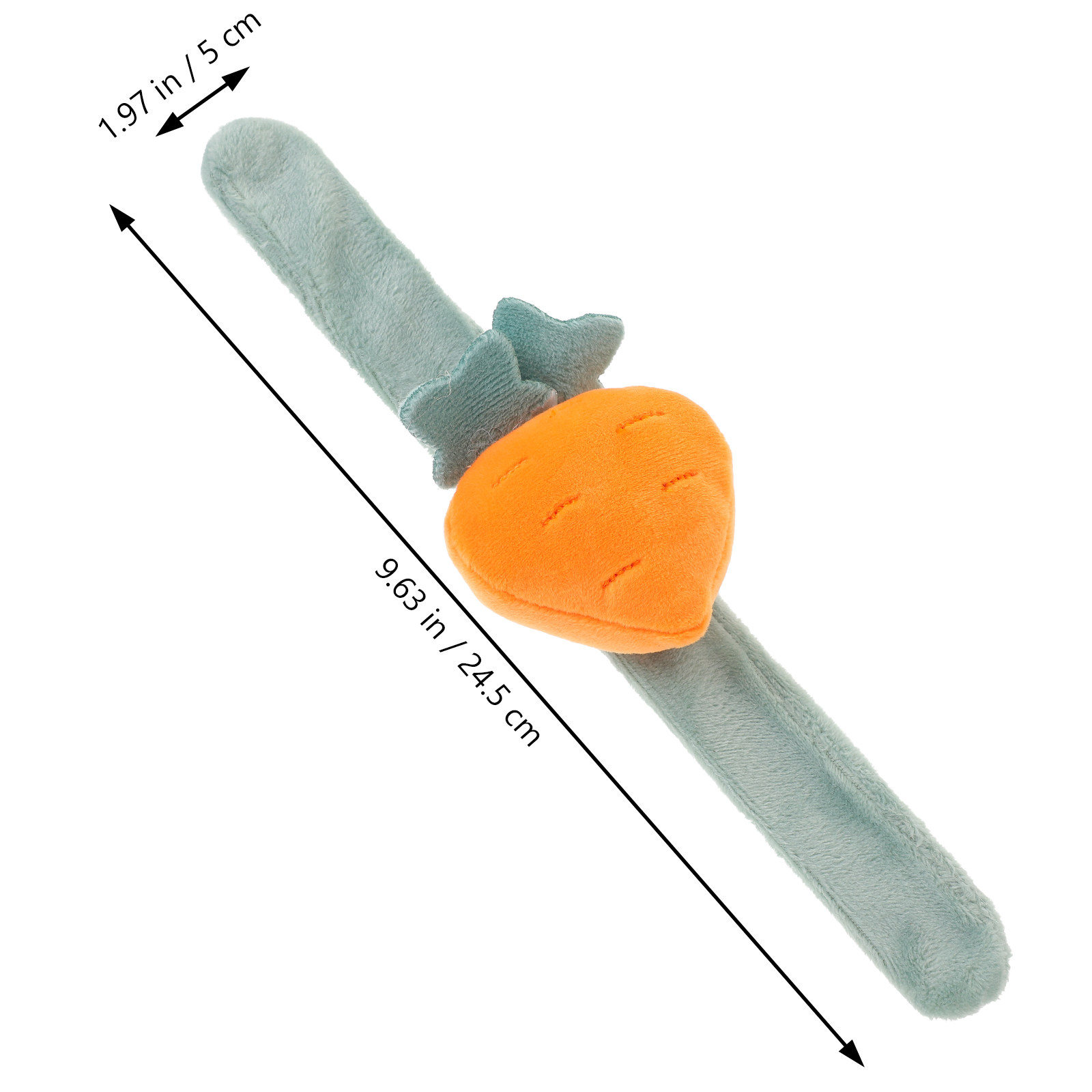 Carrot Slap Wrist Bracelet Sof - Coordinates Bracelet บทวิจารณ์และราคา