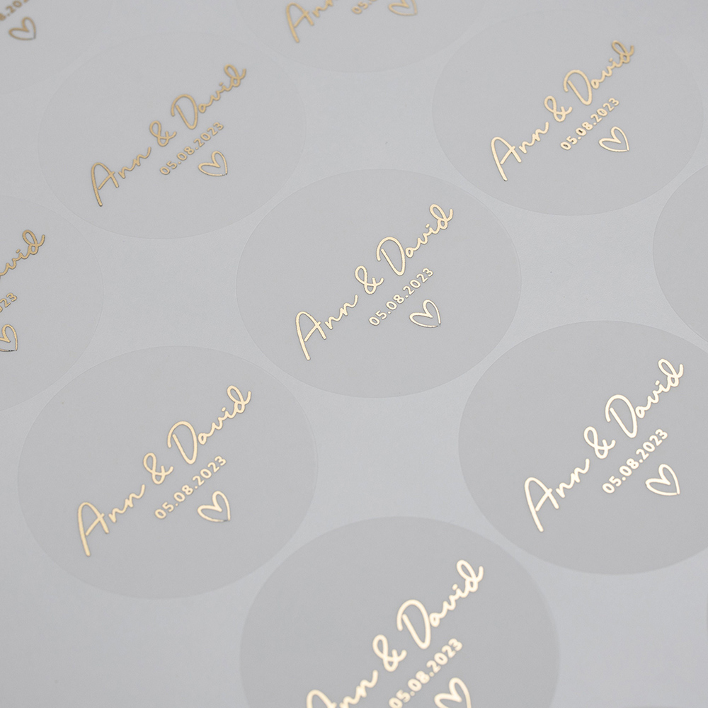Custom 50pcs Round Gold Foil C - Personalised Candle Label บทวิจารณ์และราคา