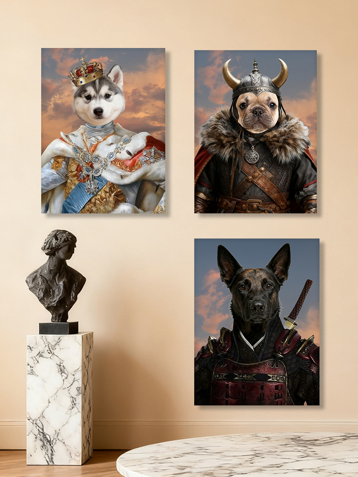 Customized Canvas Painting Roy - Pet Portrait Custom บทวิจารณ์และราคา