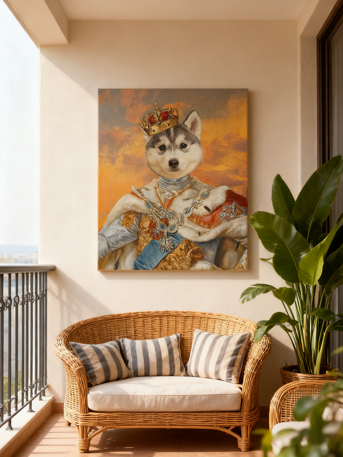 Customized Canvas Painting Roy - Pet Portrait Custom บทวิจารณ์และราคา