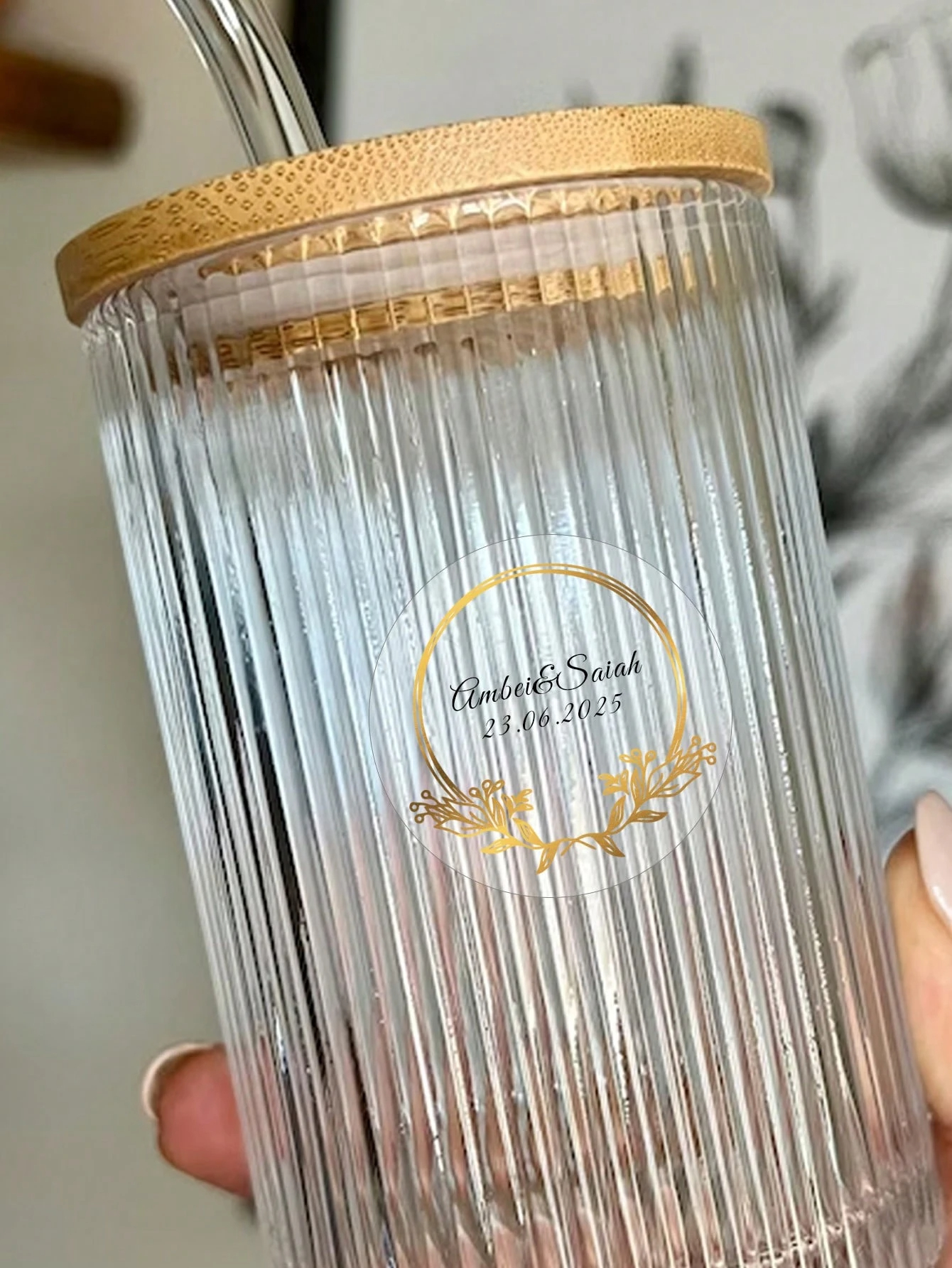 Clear Personalized Wedding Gif - Personalised Candle Label บทวิจารณ์และราคา