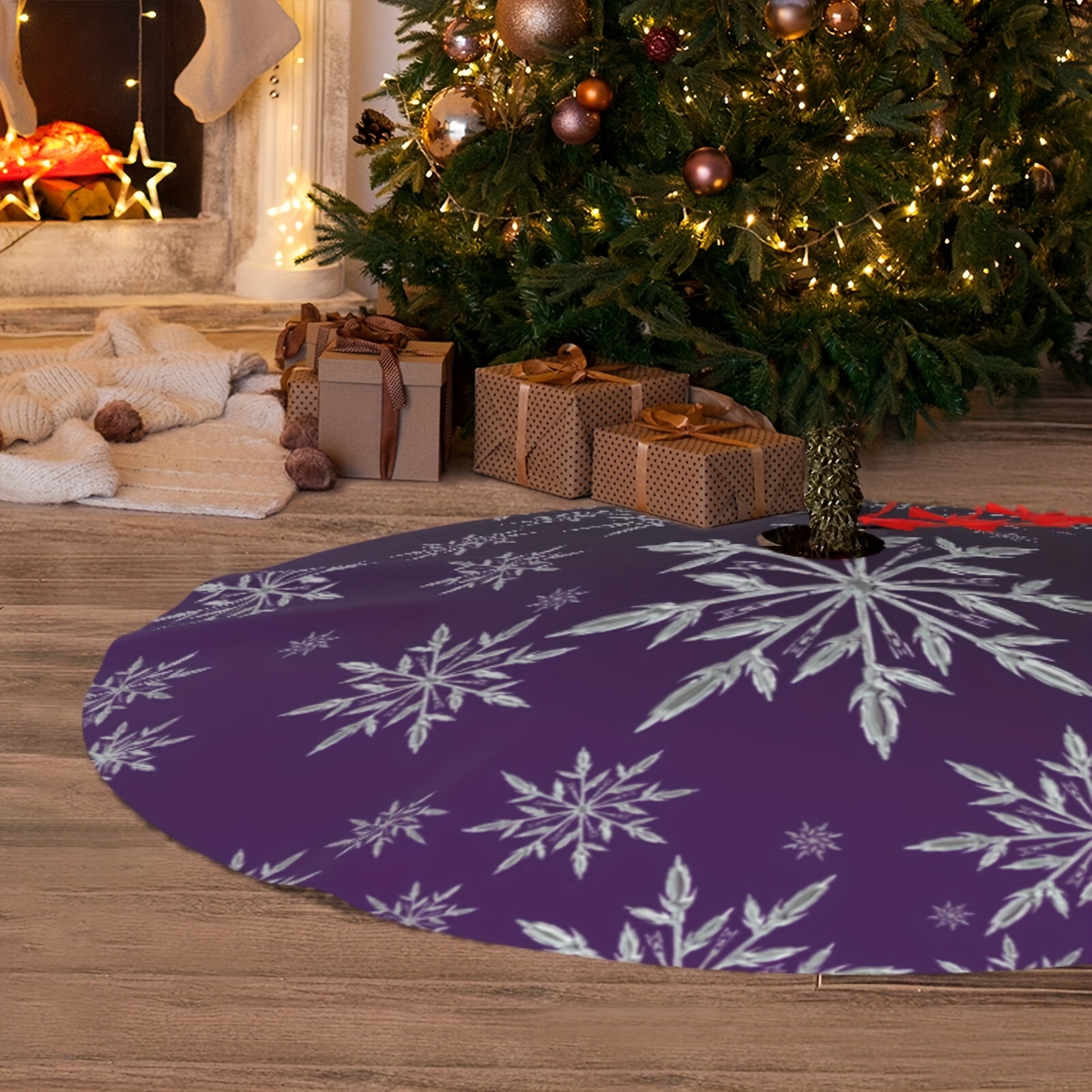 VIKAMA Deep Purple Snowflake P - Family Tree Print บทวิจารณ์และราคา
