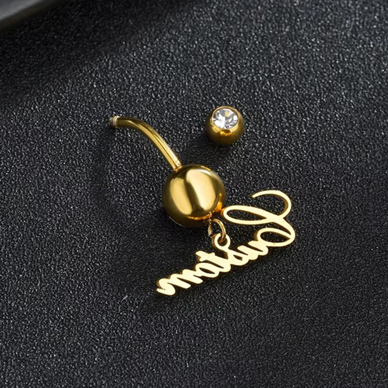 Letdiffery Custom Name Belly B - Initial Ring Custom บทวิจารณ์และราคา