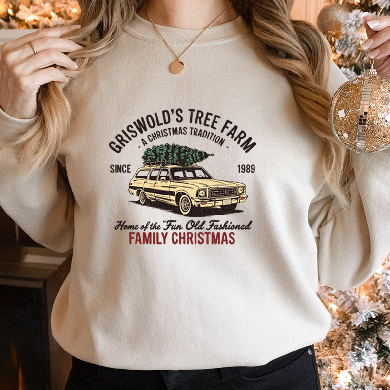 Family Christmas Tree Farm Gra - Family Tree Print บทวิจารณ์และราคา